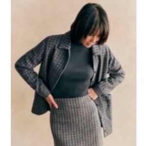 Sezane Will Jacket and Malia Skirt Set